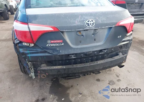 2016 Toyota Corolla Le z USA, uszkodzony, nr VIN 2T1BURHE3GC666500